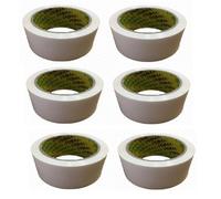 PRIMA Tape White 6 Rolls 48MM x 66M Packaging Tape for Parcels and Boxes Heavy Duty Packing Strong, Secure and Sticky Seal your Boxes