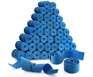 Primacare DT-1850 Pack of 50 First Aid Disposable Tourniquets, Latex Free Nursing Supplies Essentials, 1” Wide by 18" Long Anti Tear Single Use Tourniquets Travel Kits