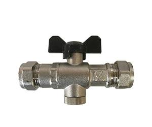 Primaflow 15mm DZR Double Check Valve with Isolating Valve - Pack of 2
