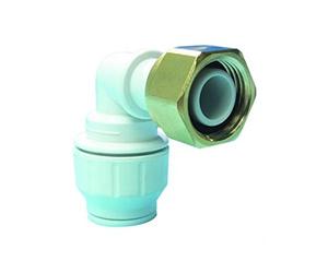 Primaflow 90003163 JG Speed Fit Bent Con Tap, White, 15 x 1/2-Inch