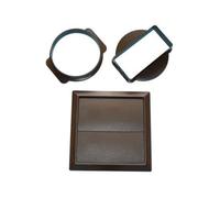 Primaflow Brown Wall Outlet Gravity Flap - Round