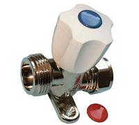 Primaflow Chrome Washing Machine Valve with Backplate