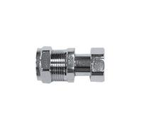 Primaflow Prima Plus Chrome Compression Straight Tap Connector 22mm X 3/4" (Pack Of 10)