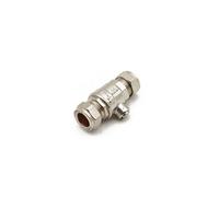 Primaflow Qqm 15mm Full Flow Push-Fit Isolating Valve - 570500 - Brass 1/2"