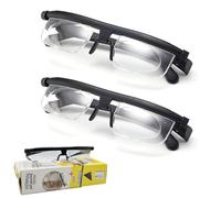 Primafocus - Primafocus Adjustable Glasses, Primafocus Glasses, Prima Focus Adjustable Reading Glasses, Adjustable Focus Glasses Dial Vision Near and Far Sight (2pcs)