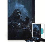 Primal Biker 1000 Pieces Jigsaw Puzzles for Teenagers Cognitive Toy Gentle Leisure Pattern Assembly Fine Art Piece (38x52cm)