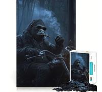 Primal Biker Jigsaw Puzzles for Teenagers 1000 Pieces Logic Sense Toy Calm Fun Smooth Edge Birthday Gift (50x75cm)