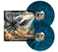 Primal Fear - Primal Fear, Neues Album 2025, Domination, Limited Edition Hallucinations Blue Marbled Doppelvinyl, 2 LP