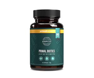 Primal Harvest Biotics - 30 Capsules for Building Natural Balance, 15 Dynamic Bacterial strains for Intestinal Health; with prebiotics, probiotics & Live Cultures,1 Pack: 30 Servings