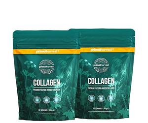 Primal Harvest Collagen Powder (60 Servings) - Bioactive Premium Complex - Sustainable Grass Feeding - Collagen Hydrolysate - Tasteless - Optimal Solubility