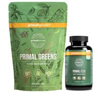 Primal Harvest Daily Two-Step Routine | Greens Powder + Flex Pills | 2 Pack | 30 Day Supply