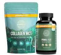 Primal Harvest Daily Two-Step Routine | MCT Collagen Powder + Flex Pills | 2 Pack | 30 Day Supply