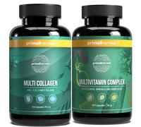 Primal Harvest Daily Two-Step Routine | Multi Collagen Pills + Multivitamin Pills | 2 Pack | 30 Day Supply