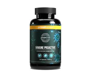 Primal Harvest Immune Defense Supplement with 7 Billion CFU, pre and probiotics, Zinc and Vitamins C, B6, D3 and K2; Gluten, Dairy and Soy Free, 60 Capsules (60 Count (1 Pack)