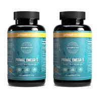 Primal Harvest Omega 3s- Fish Oil Supplement with EPA and DHA Fatty Acids as Well as Vitamin E, for Men & Women, 2 Pack: 60 Servings