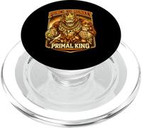 Primal King Gorilla Punch The Monkey Ape Crown PopSockets PopGrip for MagSafe