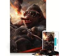 Primal Rider Hard Jigsaw Puzzle for Adults 1000 Pieces Strengthen Recall Stress Release Premium Edge Fine Art Piece (38x26cm)