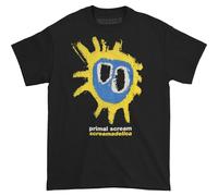 Primal Scream Men's Screamadelica T-Shirt in Black | Size: 2XL Primal Scream Black 2XL