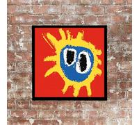 Primal Scream, Screamadelica Album cover, poster, wall art. Print or Fully Framed Available. Actual size of original Vinyl Covers. (Framed)
