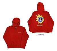 Primal Scream 'Screamadelica' (Red) Zip Up Hoodie (Medium)
