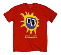 Primal Scream - T-Shirt # M Unisex Red # Screamadelica