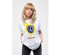 Primal Scream Women's Screamadelica Skinny Fit T-Shirt in White | Size: Large Primal Scream White L