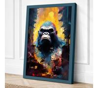 Primal Strength Canvas Wall Art Print 30x20 Inch