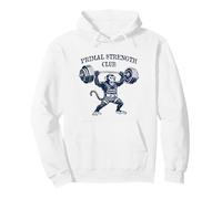 Primal Strength Club Monkey Vintage Style Design Pullover Hoodie