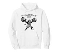 Primal Strength Club Monkey Vintage Style Design Pullover Hoodie