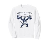 Primal Strength Club Monkey Vintage Style Design Sweatshirt