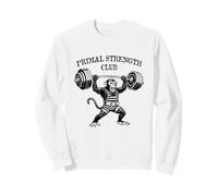 Primal Strength Club Monkey Vintage Style Design Sweatshirt