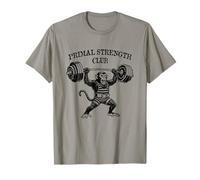 Primal Strength Club Monkey Vintage Style Design T-Shirt