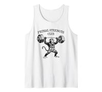 Primal Strength Club Monkey Vintage Style Design Tank Top