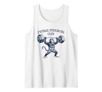 Primal Strength Club Monkey Vintage Style Design Tank Top
