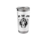 Primal Strength Mindset - Masculinity Motivation Design Stainless Steel Insulated Tumbler