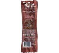 Primal Spirit, Vegan Meatless Jerky Strips - High Energy, High Protein, Non-GMO, 93% Fat-Free Snacks, Vegan Jerky - 28g, Pack of 24 Teriyaki Flavour