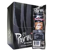 Primal Vegan Jerky | Seitan - Thai Peanut Jerky | 4 x 28g