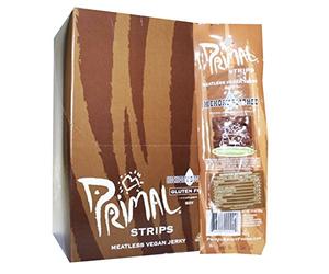 Primal Vegan Jerky | Soy - Hickory Smoked Jerky | 6 x 28g