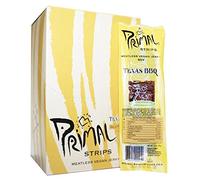 Primal Vegan Jerky | Soy - Texas Barbecue Jerky | 3 x 28g
