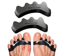 PRIMALSTEP Toe Separators 50% Thicker & More Durable Straightener to Correct Toes for Men and Women, Bunion Corrector, Foot Pain, Plantar Fasciitis Dr. Recommended to Improve Mobility Stretches to Fit