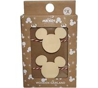 primark Disney Mickey Mouse Wooden Garland Head Shaped - arts and crafts - baubles - christmas tree decorations -