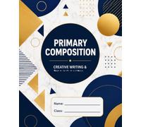 Primary Composition Book: Primary Ruled Journal for Kindergarten & Grades K-2 | Handwriting Practice Notebook | 7.5" × 9.25" | 100 Sheets