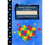 Primary Composition Notebook: Creative Draw and Write for Grades K-2 with Dotted Midline and Picture Space