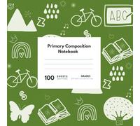 Primary Composition Notebook for Kids - 8.5 x 8.5 Square Size | 200 Pages | Primary Ruled Paper with Dotted Midline and Picture Space: Handwriting ... Journal for Kindergarten, Grade 1 & Grade 2