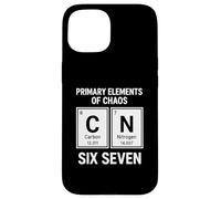 Primary Elements Of Chaos - Funny 67 Italian Brainrot Case for iPhone 15