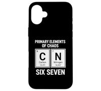 Primary Elements Of Chaos - Funny 67 Italian Brainrot Case for iPhone 16 Plus