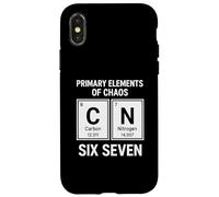 Primary Elements Of Chaos - Funny 67 Italian Brainrot Case for iPhone X/XS