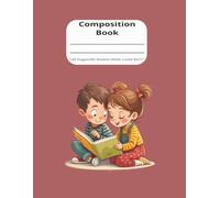 Primary Grade Composition Notebook: Cute kids Notebook for Handwriting and Composing, 8.5x11inch, Wide Ruled 1/2'' line without Field, 120 Pages/60 Sheets