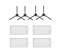 Primary Hepa Filter Side Brush Replacement Compatible With ILIFE V3 V3s V5 V5s Pro X5 V55 V50 Robotic Vacuum Cleaner Parts(8pcs-01)