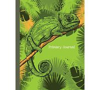 Primary Journal: Composition Notebook Chameleon Cover Grades K-2 With Picture Space to Draw and Ruled Lines for Handwriting Practice